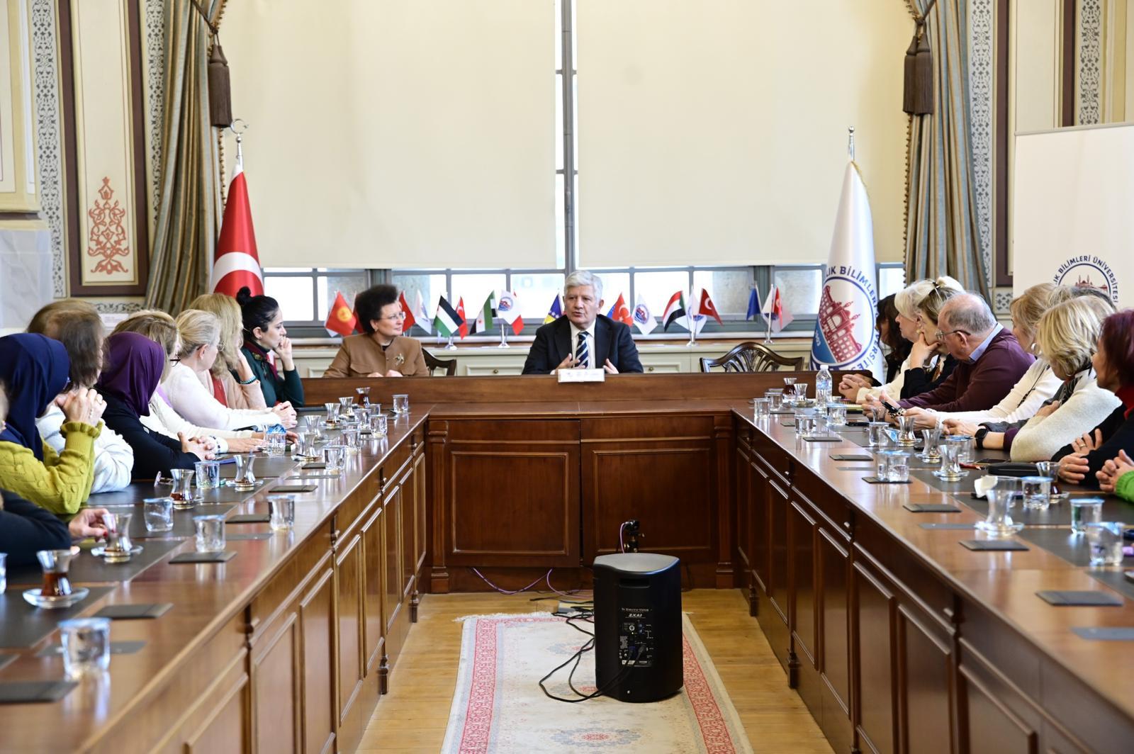 Rektörümüz ve 3. Yaş Öğrencilerimizin Buluşması